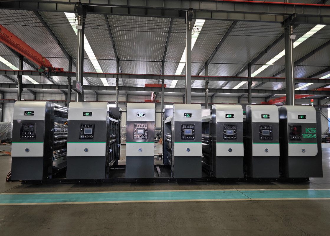 Bottom Printing Automatic Lead Edge Corrugated Cartons Printing Machine And Carton Box Forming Printer
