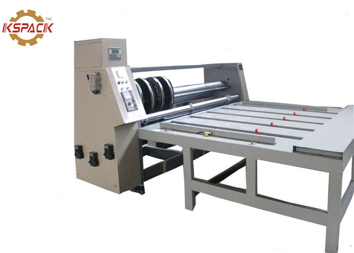 Semi Automatic  Rotary Slotter  Machine Slot With Creasing Adjust Together