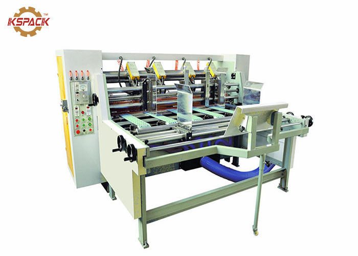 Auto Feeder Thin Blade Slitter Scorer Machine High Speed RS4 Yellow