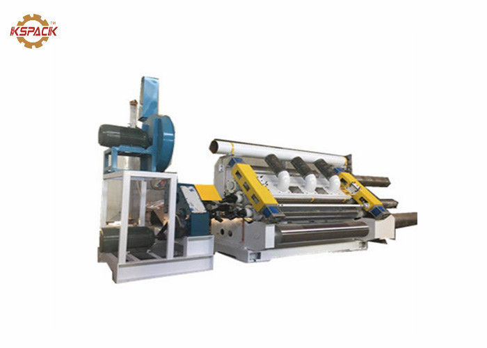 Adsorb Type E Flute Cardboard Single Facer Machine / Corrugated Carton Machine