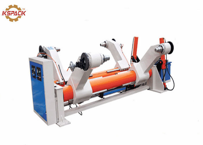 1800mm Corrugated Board Production Line Hydraulic Shaftless Mill Roll Stand Machine With Multi Point Brake