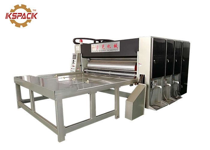 Feed 2 Color Corrugated Box Printing Machine , Corrugated Slotter Flexo Printing Machine