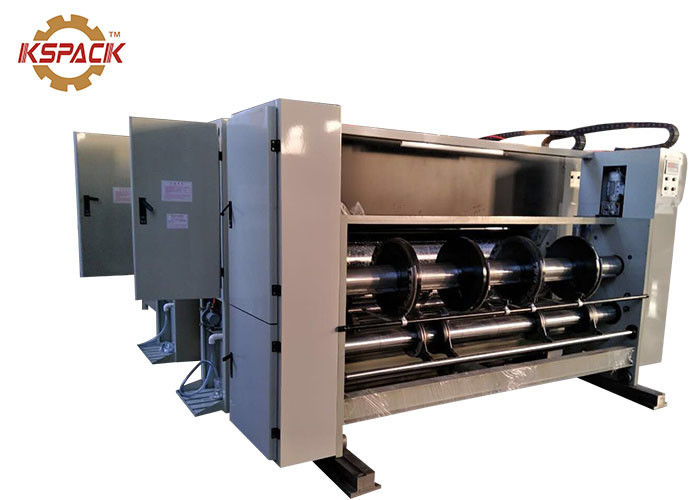 Feed 2 Color Corrugated Box Printing Machine , Corrugated Slotter Flexo Printing Machine