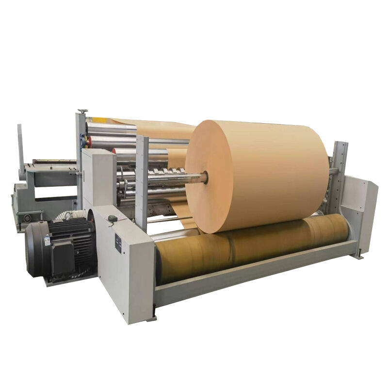 Kraft Paper Slitting Rewinding Machine Corrugated Box Carton Manufacturing Kspack