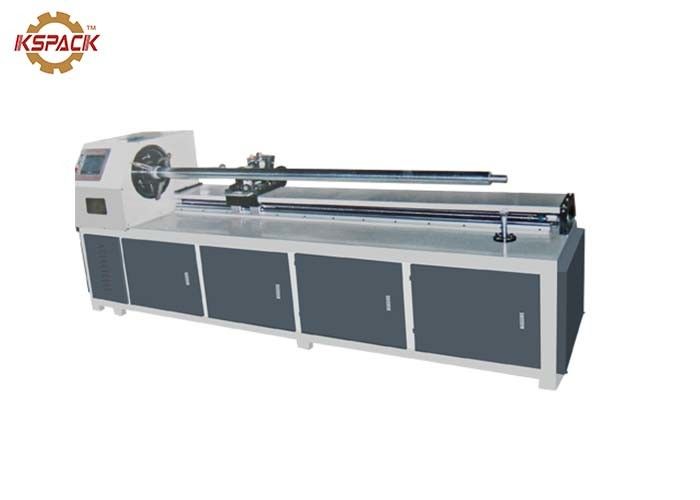 Electric Equipment Automatic Paper Tube Making Machine For Tubes 100-500mm Tube Length Range 1400r/min Main Engine Speed