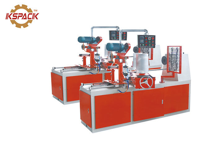Automatic PLC Touch Screen Control Paper Pipe Making Machine Red / Blue Color