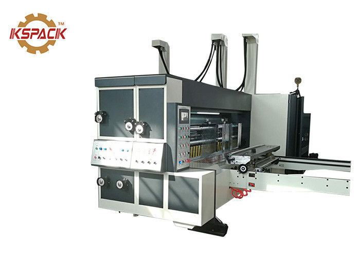 Pizza Box Rotary Die Cutter Two Color Printing Machine For Corrugated Carton Industry
