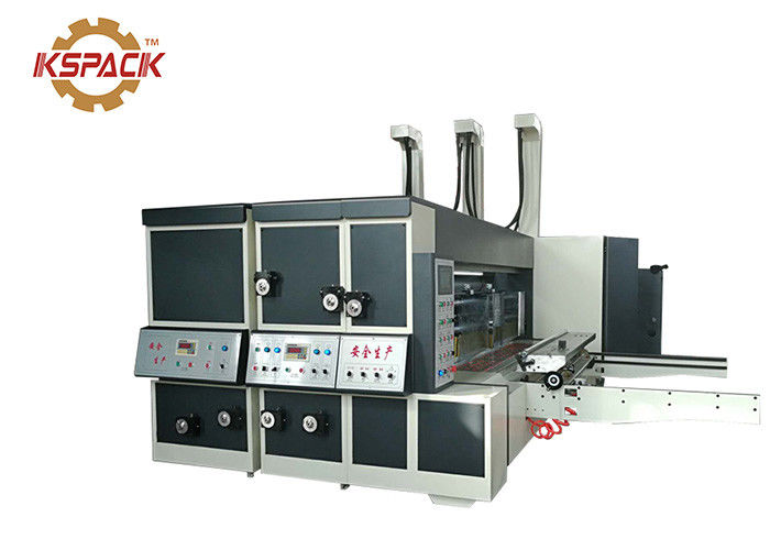 Middle Speed Corrugated Cardboard Two Color Flexo Printing Machine with Die Cutter