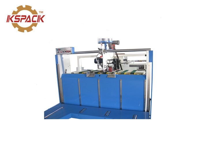 Semi Automatic Box Folder Gluer Machine , Carton Box Folding Machine