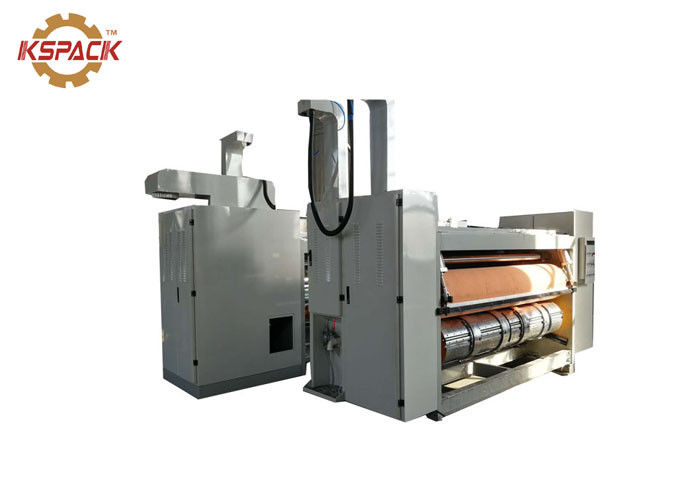 Automatic Corrugated Box Printing Machine , Cardboard Box Making Machine 1800mm Type