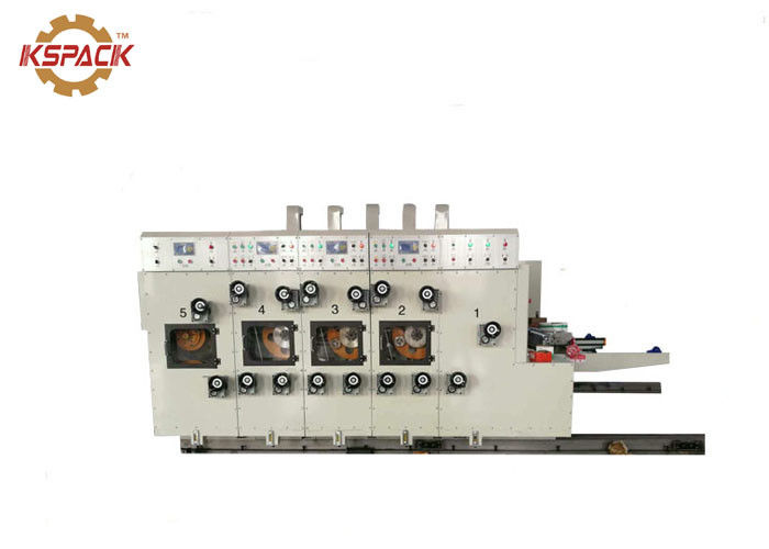 Corrugated Cardboard Box Die Cutting Sotting Machine 7.5kw Power PLC Control