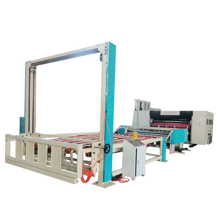 Plc Corrugated 7.5kw Multi Color Flexo Printing Machine