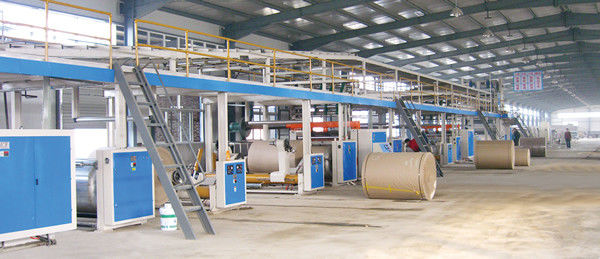 1000MM Automatic 3/5/7 Ply Corrugated Paperboard Production Line