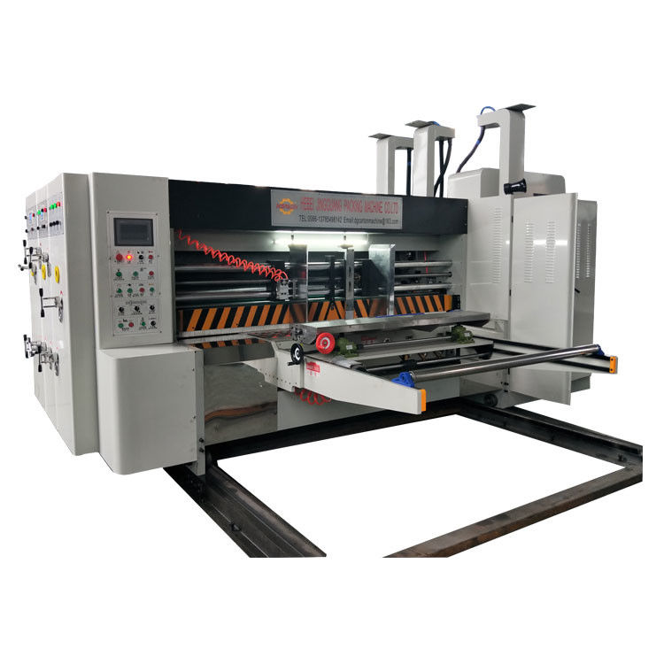 Plc Touch Screen Control Cardboard Box Printing Machine 250pcs/Min