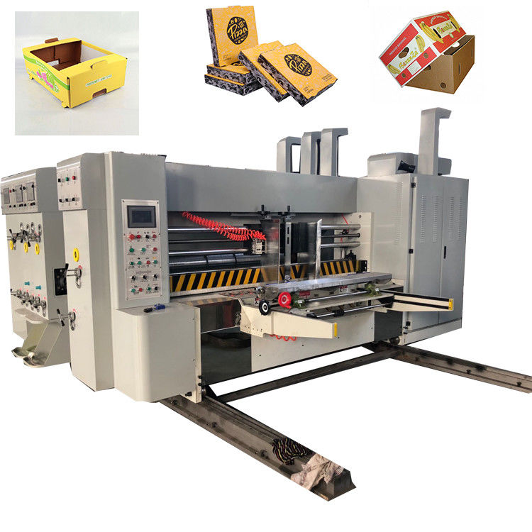 Customizable Corrugated Box Printing Machine For 2-6 Colors