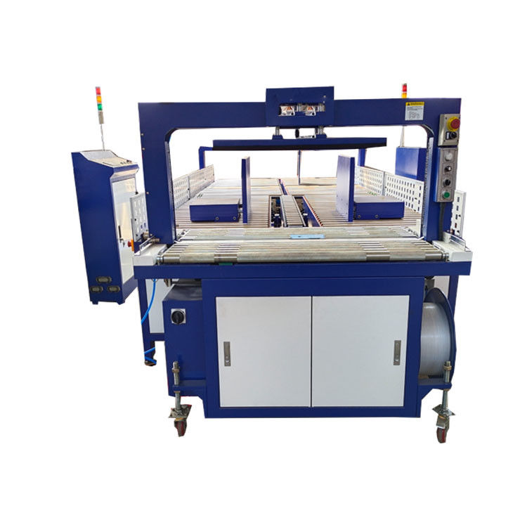 Semi Auto Box Binding Machine For Carton Packing 50 Strap / Min PP