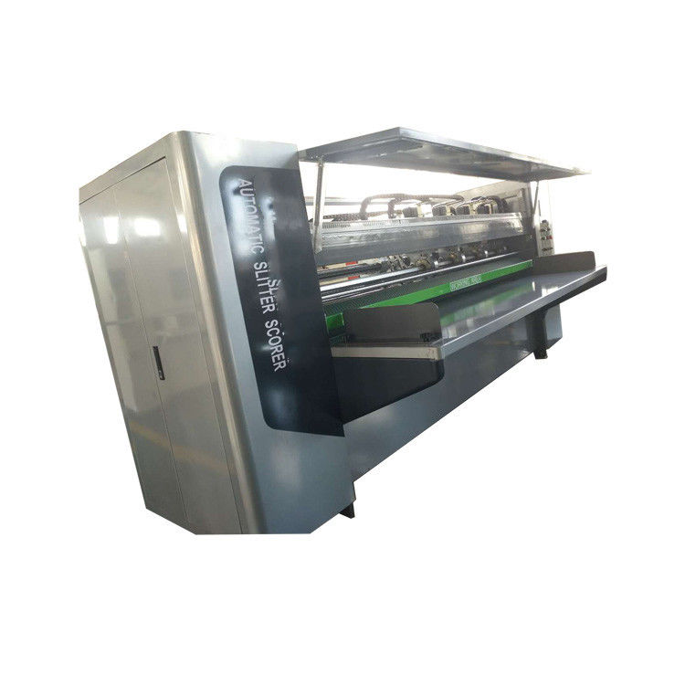 Electric Adjust Thin Blade Slitter Scorer Machine 5 Knives 8 Crease