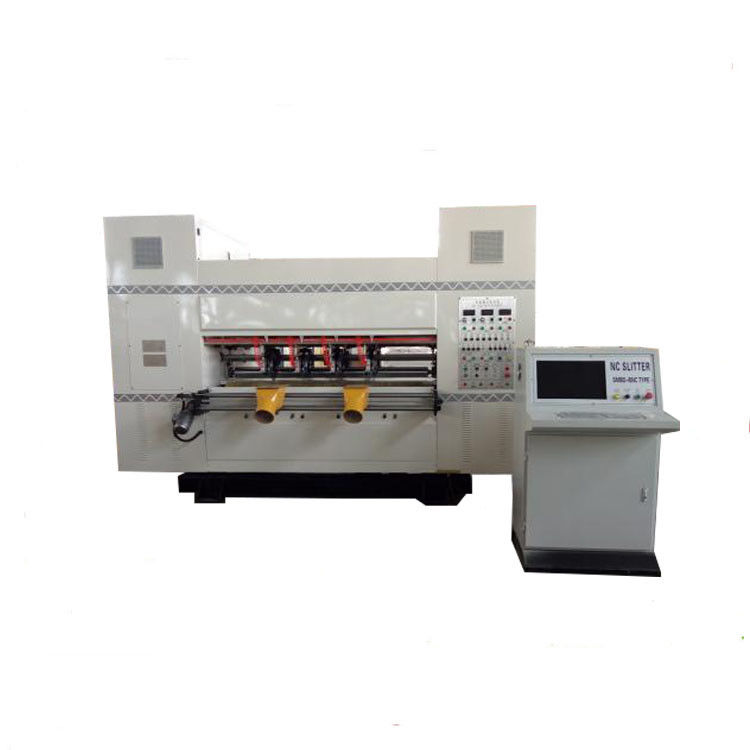 Electric Adjust Thin Blade Slitter Scorer Machine 5 Knives 8 Crease