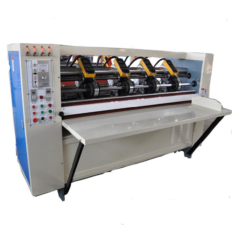 High Speed Thin Blade Slitter Scorer Machine For Corrugated Cardboard