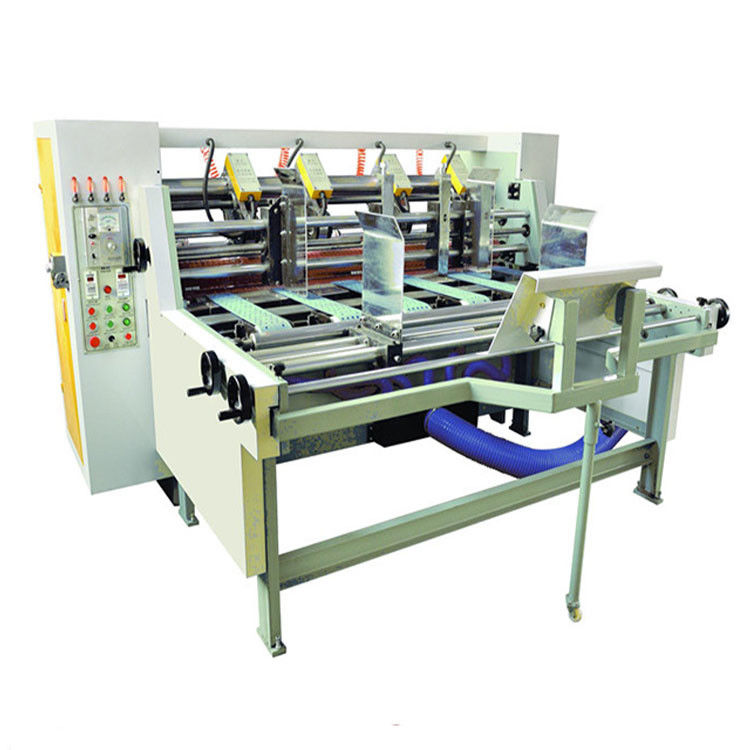 Auto Feeder Thin Blade Slitter Scorer Machine High Speed RS4 Yellow