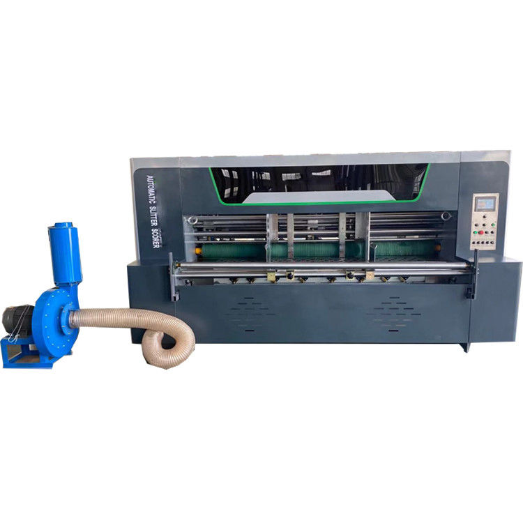Auto Feeder Thin Blade Slitter Scorer Machine High Speed RS4 Yellow