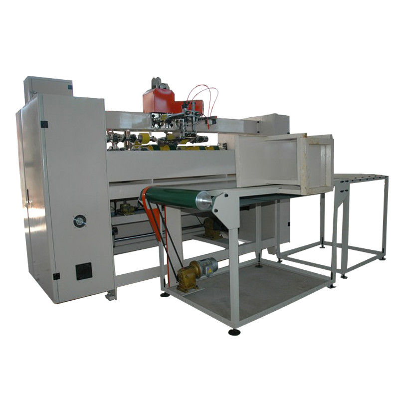 Semi Automatic Carton Box Stitching Machine Two Piece Single Piece