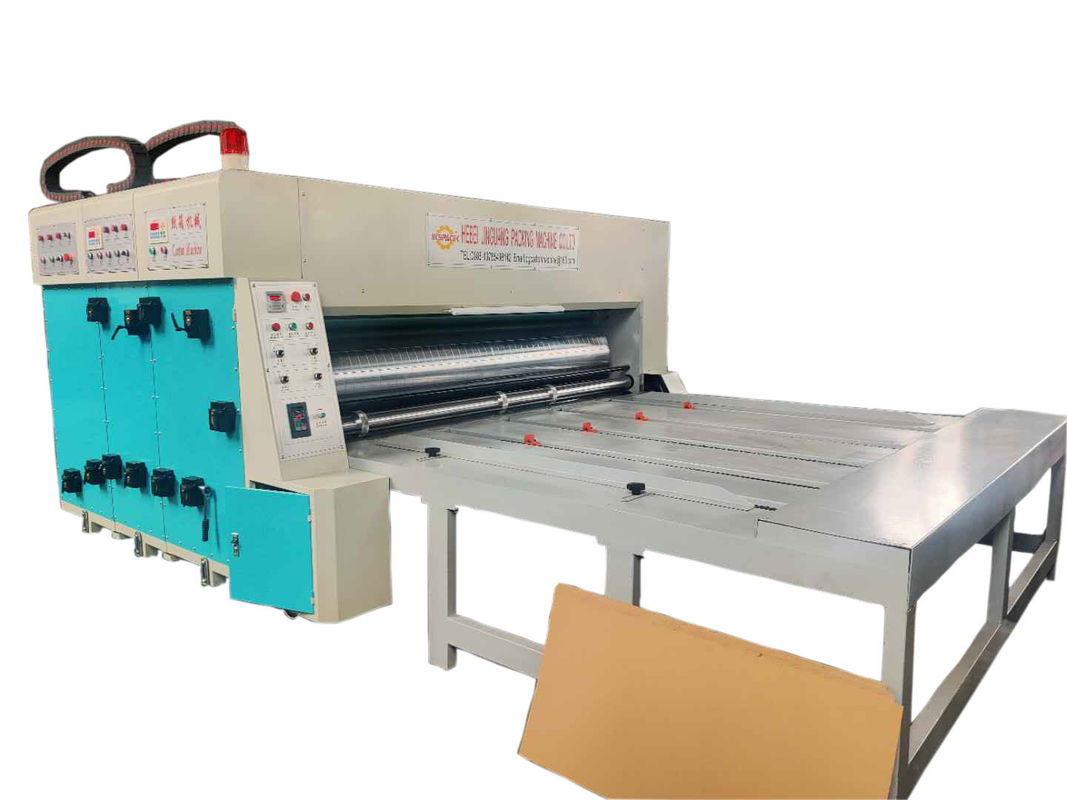 Min Printing Size 480x650mm Corrugated Carton Box Making Machine Including Automatic Feeder Designed for Packaging Lines