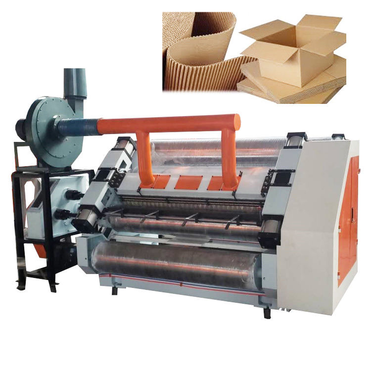 1600mm Electric Heating CE Single Facer Corrugated Machine