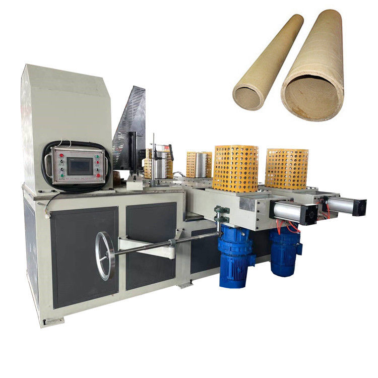Customizable Water Based Glue Tube Making Machine For 20-500mm Paper Tube Diameter Speed 0-100m/min