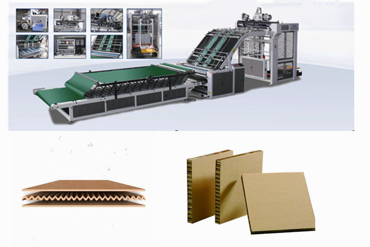 High Precision Cardboard Laminating Machine Automatic Flute Laminator 6.4kw