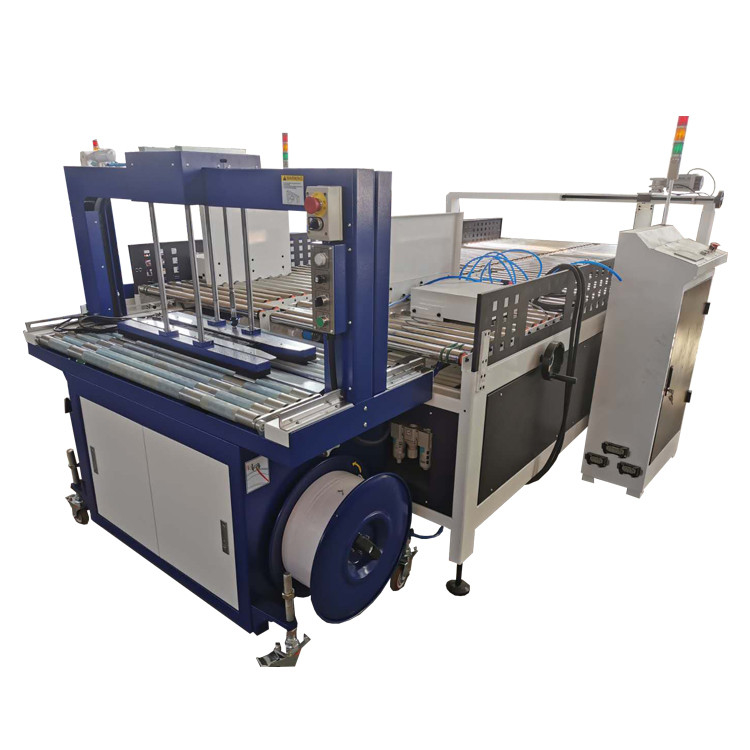 Automatic 51mm Box Binding Machine Corrugated Box Strapping Machine 20pcs/Min