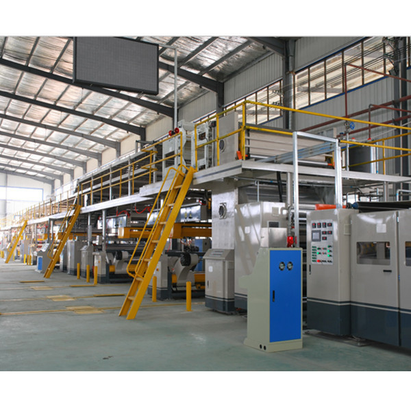 Automatic Fully Corrugated Board Production Line 3ply 5ply 7ply  380Volt