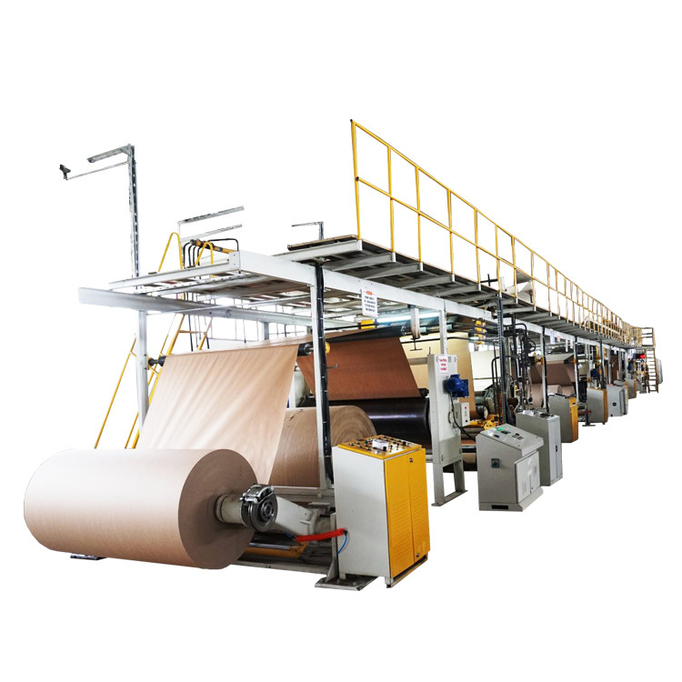 1800mm 3 5 7 Ply Corrugated Paperboard Production Line Fully Automatic