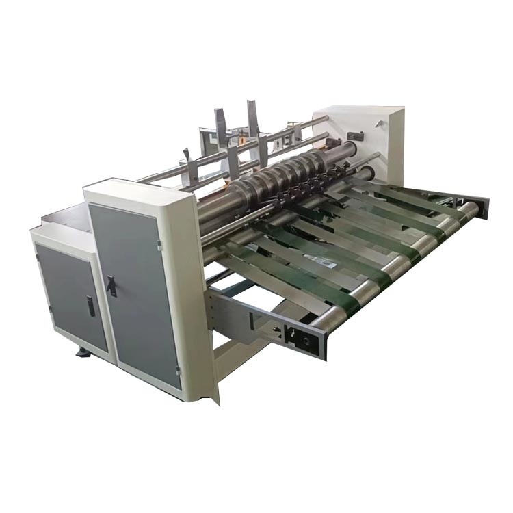 Flute Paperboard 800mm Partition Slotting Machine Speed Adjust