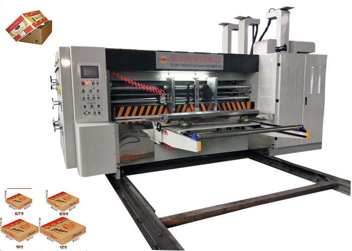 7ply Cardboard 4 Colour Flexo Corrugated Box Printing Machine Carton