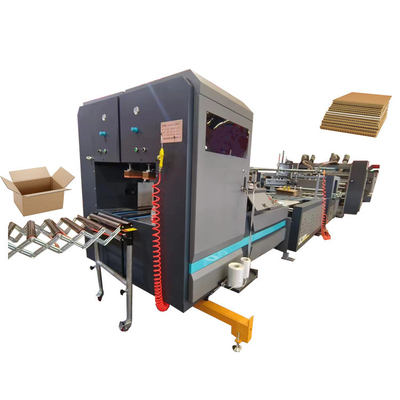 Flexo Box Packaging Forming Carton Slotting Die Cutting Making Fold Glue Bundling Machine