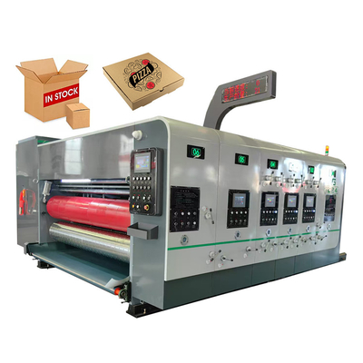 Corrugated Carton Box Flexo Printing Die Cutting Slotting Packing Machine Automatic Box Printer Machine