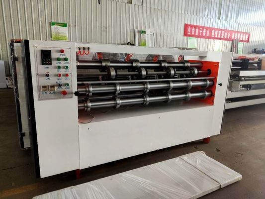 Flute Slitting And Creasing Machine For Corrugated Box Paperboard