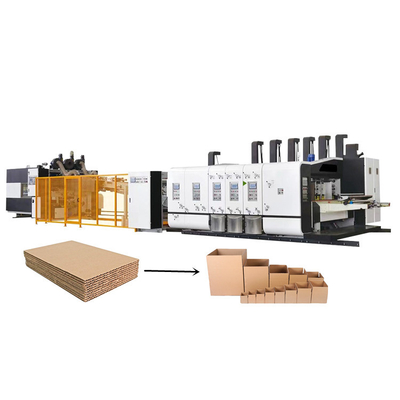 150pcs Fully Automatic Corrugated Box Printing Machine Carton Making Inline