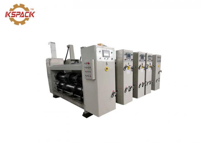 Lead Edge Feeder 5colors Flexo Printer Slotter Die Cutter Machine Rotary